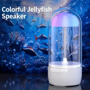 Creative Jellyfish Lamp HiFi Stunning Sound 360 ° Surround Lampshade Can Be Switched Freely Speaker