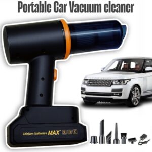 Rechargeable Portable Car Vacuum Cleaner – High Power Handheld with Multiple Nozzles & Lithium Battery